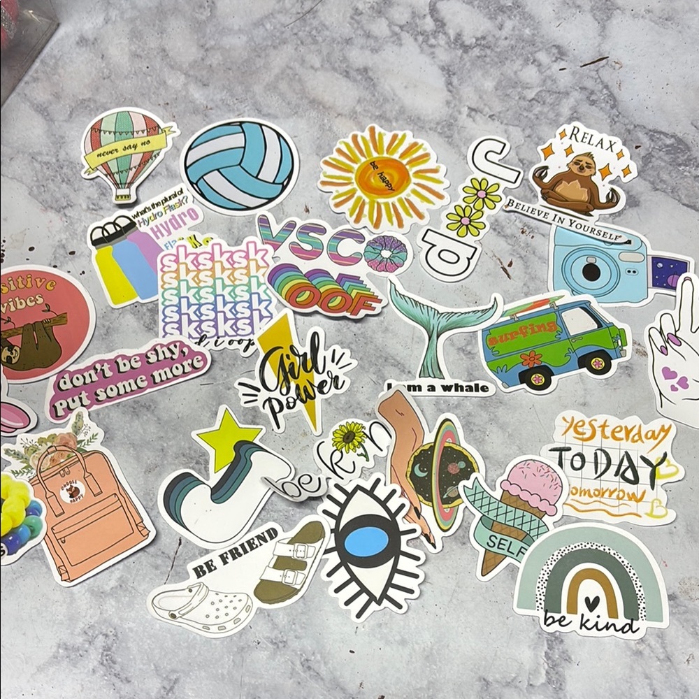 Trendy VSCO Sticker Set
